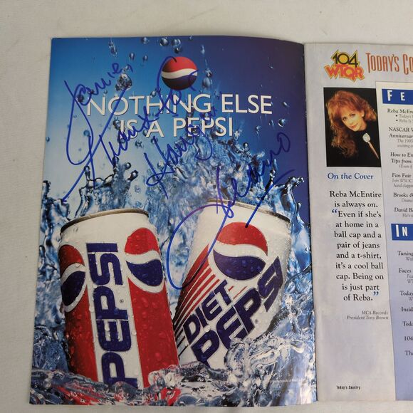 Vtg 90s Set of 5 TODAY'S COUNTRY Magazines 104 WTQR Music Shania Reba Autograph - Picture 3 of 8
